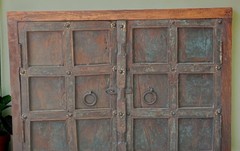 Antique Wooden Large Size Wall Décor Window Panel Frame Original Old Fine Craft