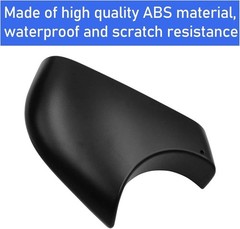 Compatible with Model Y Mirror Lower Cover 2018-2025, Left Side Black Model Y