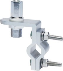 Thin Double Groove Mirror Mount with SO-239 Stud Connector