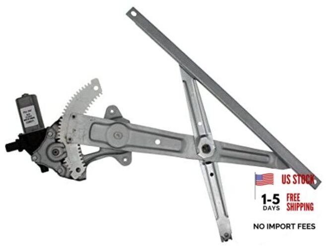 751-747 Front Driver Side Power Window Regulator and Motor Assembly