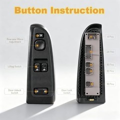 15883318 Master Power Window Switch w/Bezel Front Driver Side Fit for Chevy