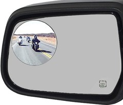 3″ Round Convex Wide Angle Rear View Mirror with Aluminum Frame Size: 1 piece