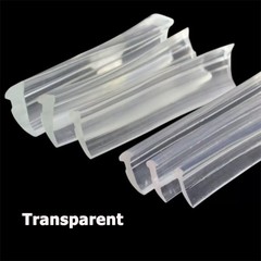 PVC Window&Door Gasket Seal Strip Rubber Fixed Glass Shockproof Waterproof Strip