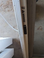 White Vinyl, per hung, Windows For a House with sceens 36in X 36 in