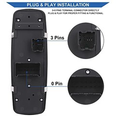 Power Window Switch Button Front Left Driver Side Compatible with Dodge Grand