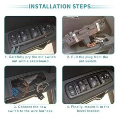 Power Window Switch No.15883321 Front Left Driver Side Window Control Switch