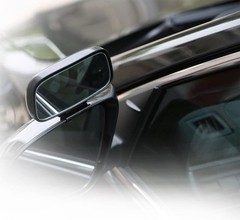 Add On Blind Spot Mirror, Convex Rear View Wide Angle Rectangle Framed HD Glass