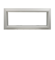 Double Pane Transom Window 36″ x 16″ Vinyl Windows Argon Gas DP50 Non-Opening Lo