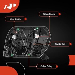 Front Driver Side Power Window Regulator – Without Motor – Mercedes-Benz
