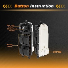 Power Window Switch for Lexus LX470 1998-2002 Window Control Switch with Tool