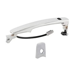 Deal Chrome Exterior Door Handle w/Key Hole, Front Driver Left Side,