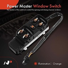 Front Left Driver Side Power Window Switch | Compatible with Mercedes-Benz