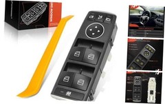 Front Left Driver Side Power Window Switch – Folding Mirrors – Power Window