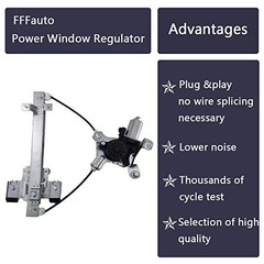 741-391 Rear Right Passenger Side Power Window Regulator Rear Passengers Side