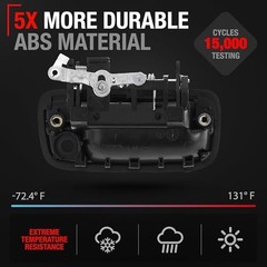 Exterior Front Driver Door Handle Replacement – Driver Handle (Plastic)