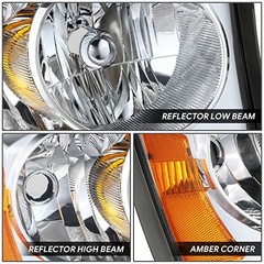 Right Projector Headlight Compatible with 06-07 Dodge Dakota W/o
