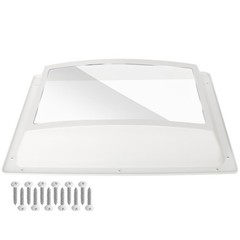 XMK RV Skylight Replacement Bundle 18 x 26 Outer Dome Fit 14 x22 Opening RV