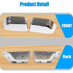 Chrome Plated Mirror Covers Caps Fit for Ford Super Duty 2017-2025 F-250 F-350 2