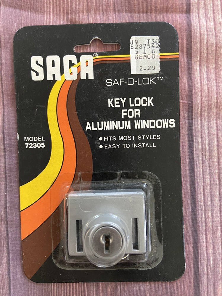 Saf-D-Lock Key Lock For Aluminum Windows Mode#72305