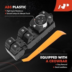3-Pin Master Power Window Switch Compatible with Lincoln MKZ 2013-2020, MKC