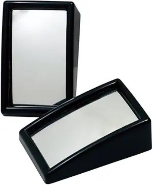 Blind Spot Mirror Convex Wide Angle Rear View Car Outside Universal Fit Stick Mi