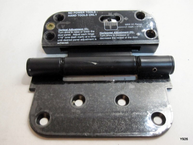 Amesbury Truth Dual Adjustable Door Hinge black