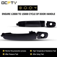 Door Handle Exterior Front Driver Left Side Replacement fit 2005-2009 for
