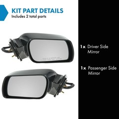 Toyota Avalon 2000-2004 Power Door Mirror Set Driver Passenger Side Paint to …