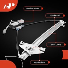 Power Window Regulator with Motor Compatible with Toyota Front Driver (LH)