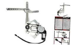Power Window Regulator with Motor Front Passenger Right Compatible with 741-654