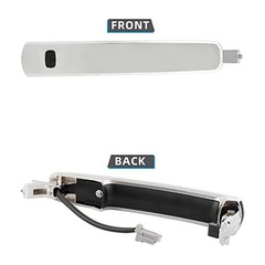 Deal Chrome Exterior Door Handle w/Key Hole, Front Driver Left Side,