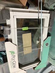 Ply Gem Single-Hung Vinyl Window 18 X 27.5 White Double Pane Colonial. Low E New