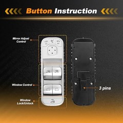 Mercedes-Benz GLE 350 20-23 Power Window Switch for Control Window Switch