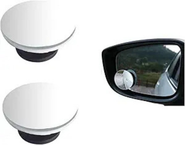 Heart-Shaped Blind Spot Mirrors for Cars, 2 Pack, Universal Stick-On Convex Safe