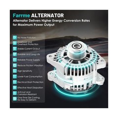 11491 Car Alternators Fit for Hyundai Sonata Alternator 2010-20… USA FAST SHIP