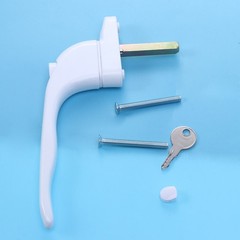Window Latch and Handle Lock for Sliding Aluminum Childproof Locks