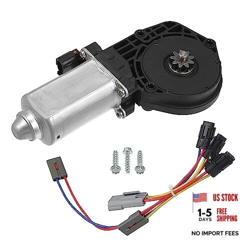 Front Right Side Power Window Lift Motor Fits Ford F-150 – Pack of 4 – Black