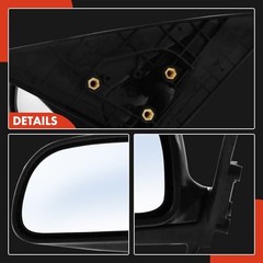 Driver Side Manual Door Mirror – Compatible with Mitsubishi Mirage 1997 1998