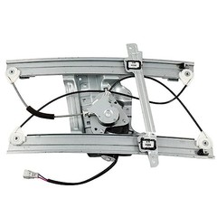Driver Side Power Window Regulator With Motor Front Left Black/White