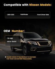 Power Front Driver Side Compatible with Nissan Pathfinder 2013-2021 6-pin