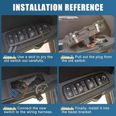 1 Set 22664398 Car Master Power Window Switch Front Driver Side for Saturn