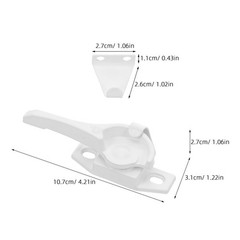 4 Sets Security Privacy Door Locks Enhanced Window Sliding Latch Replacements