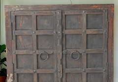 Antique Wooden Large Size Wall Décor Window Panel Frame Original Old Fine Craft