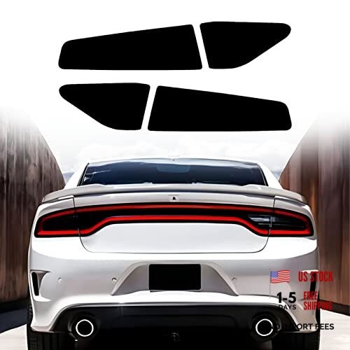 Blackout Taillight Vinyl Tint Film, Tail Lights Rear Precut Tint Overlay Vinyl