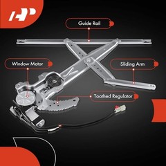 Power Window Regulator with Motor Replacement for Honda Front Driver(LH)