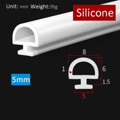 Bubble Gasket Seal for UPVC Doors Windows Rubber Strip Draught Repair 1 Metre