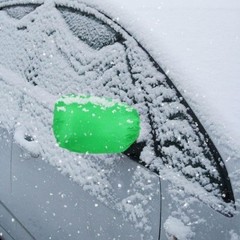 2 Pcs Side View Mirror Cover Auto Rearview Protecion Cover Snow Ice Mirror Exte