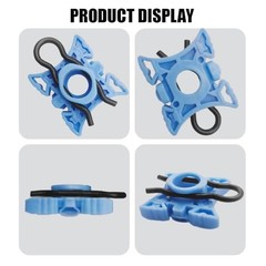 4PCS Window Regulator Sliding Pivot Clips, Automotive Clips, 1.09″ x 1.3″ Blue