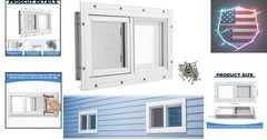 1 Pack Basement Home Window 16” x 8” Mini Basement Windows Replacement with…