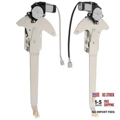 Front Left and Front Right Power Window Regulator with Motor Fit for 741-674